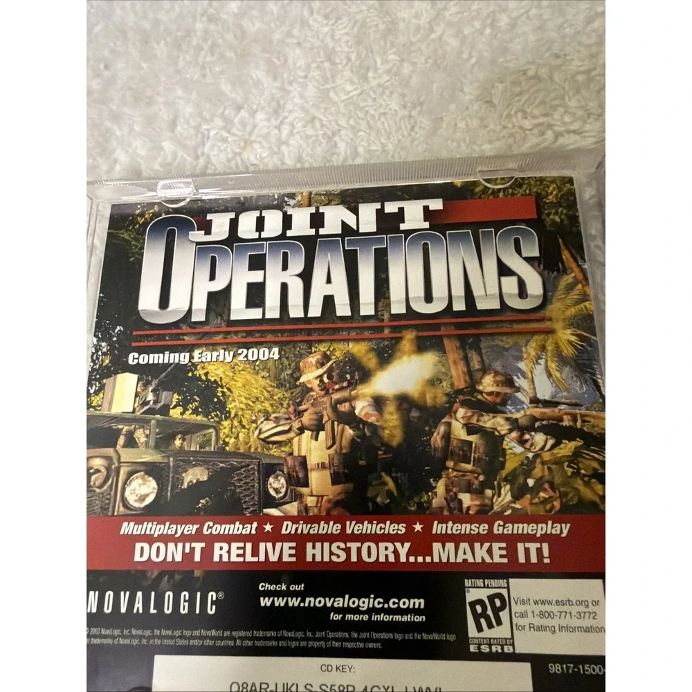 Delta Force Black Hawk Down PC CD ROM 2005 Novalogic VTG Military Game